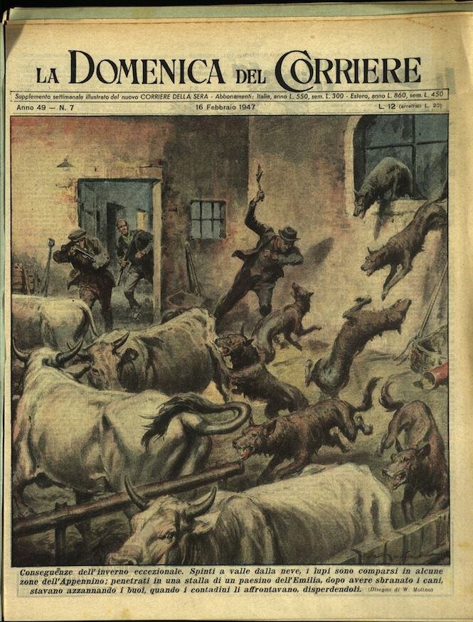 LA DOMENICA DEL CORRIERE. 16 febbraio 1947. Anno XLIX - …