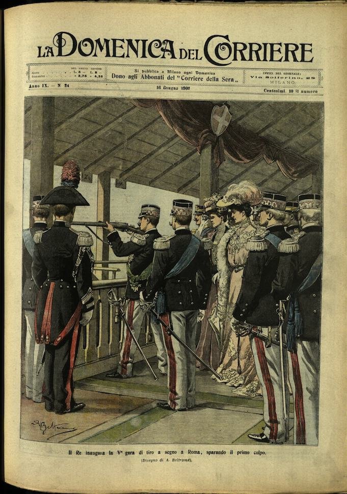 LA DOMENICA DEL CORRIERE. 16 Giugno 1907. Anno IX - …