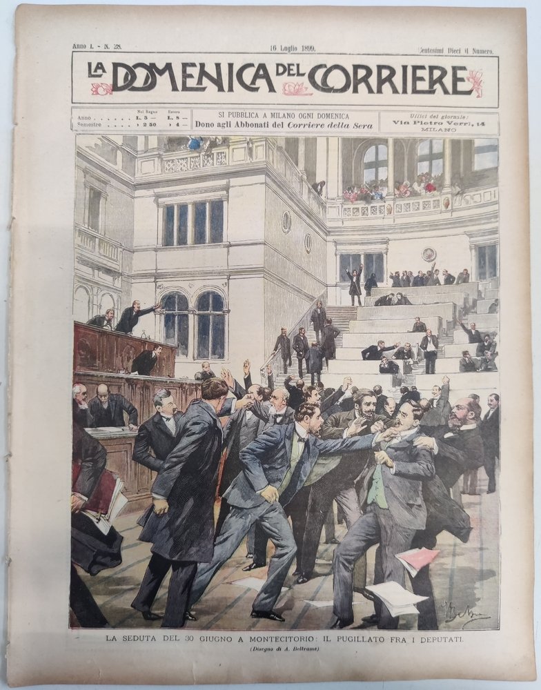 LA DOMENICA DEL CORRIERE 16 luglio 1899 Anno I - … | Immagine principale