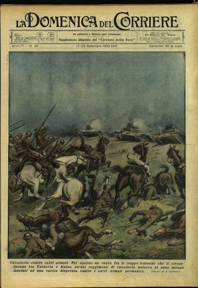 LA DOMENICA DEL CORRIERE 17 - 23 settembre 1939 Anno … | Immagine principale