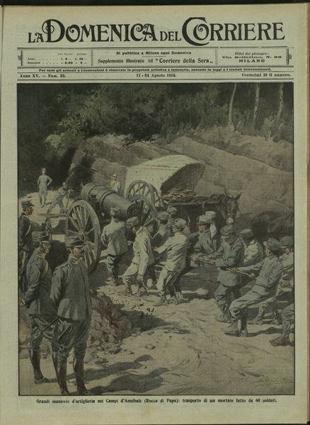 LA DOMENICA DEL CORRIERE. 17 - 24 Agosto 1913. Anno …