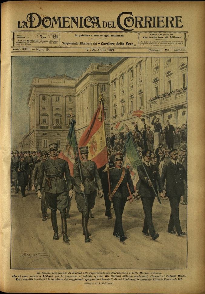 LA DOMENICA DEL CORRIERE. 17 - 24 aprile 1921. Anno …