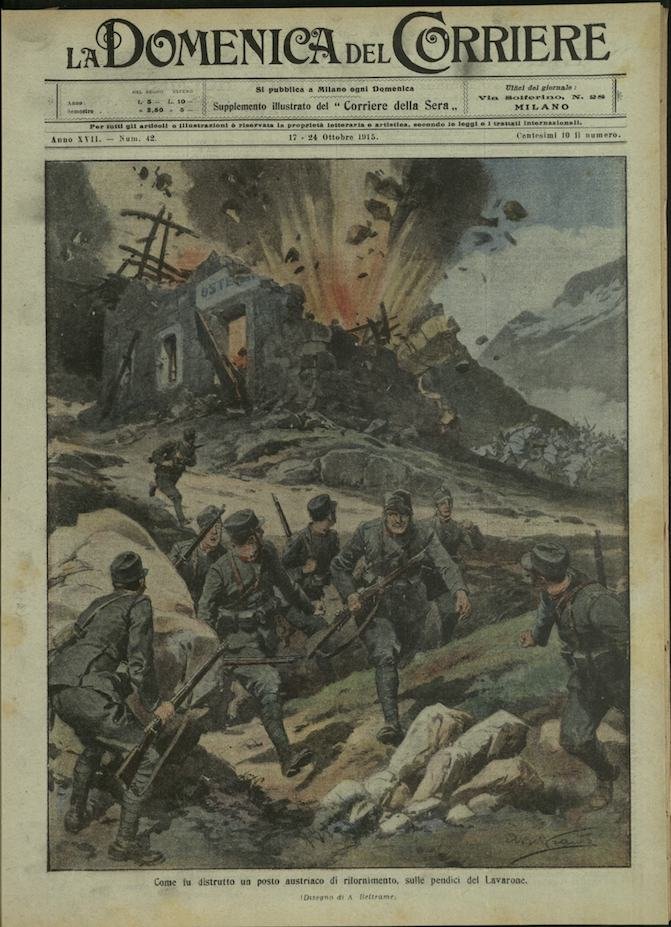 LA DOMENICA DEL CORRIERE. 17 - 24 ottobre 1915. Anno …