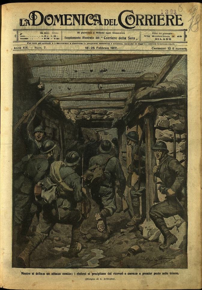 LA DOMENICA DEL CORRIERE. 17 - 25 febbraio 1917. Anno …