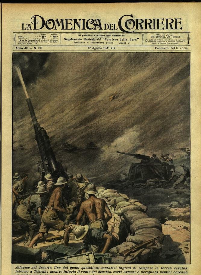 LA DOMENICA DEL CORRIERE. 17 agosto 1941. Anno XLIII - …