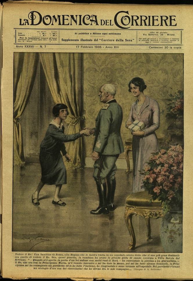 LA DOMENICA DEL CORRIERE 17 Febbraio 1935 Anno XXXVII - … | Immagine principale