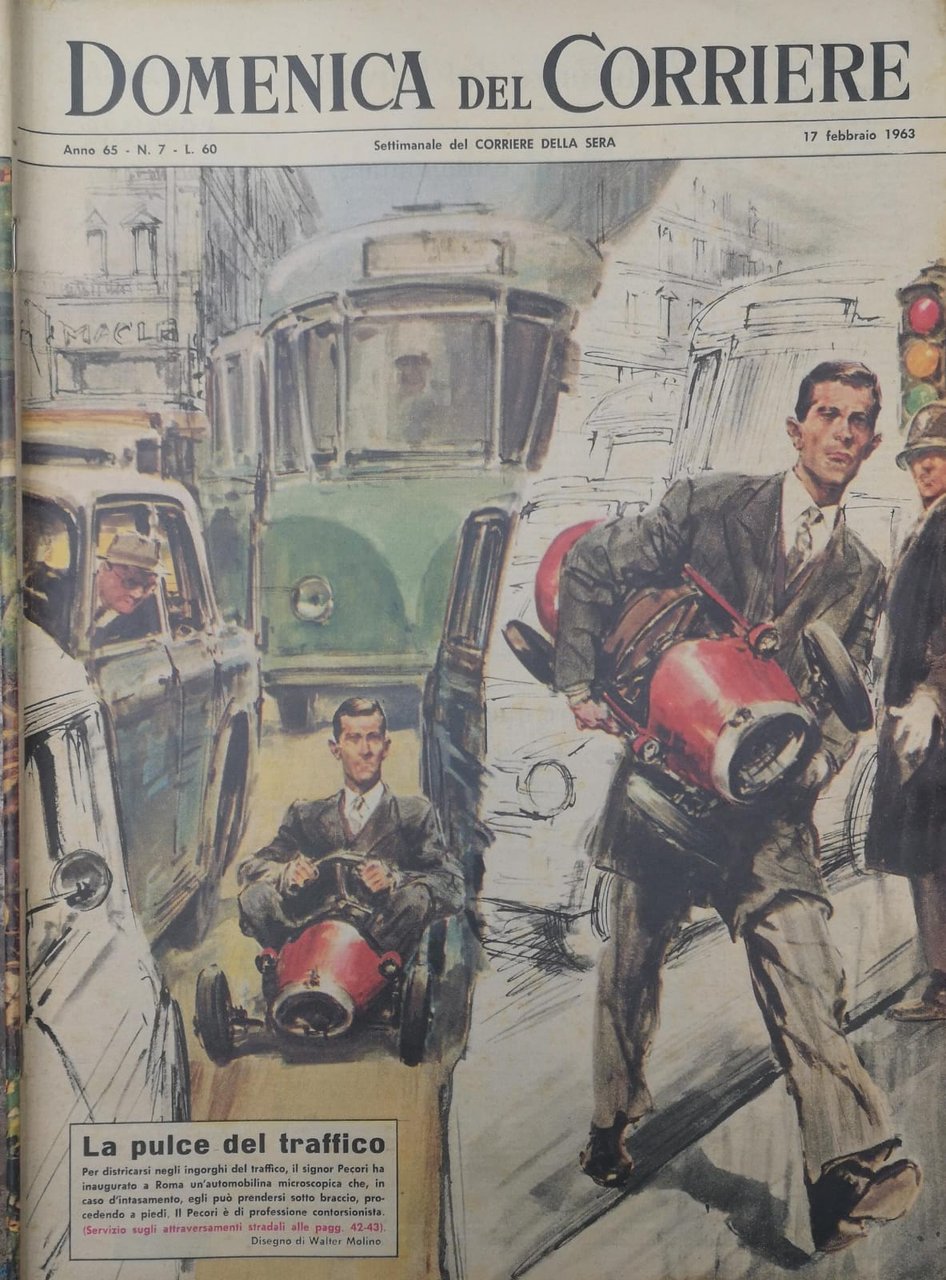 LA DOMENICA DEL CORRIERE 17 Febbraio 1963 Anno 65 - … | Immagine principale