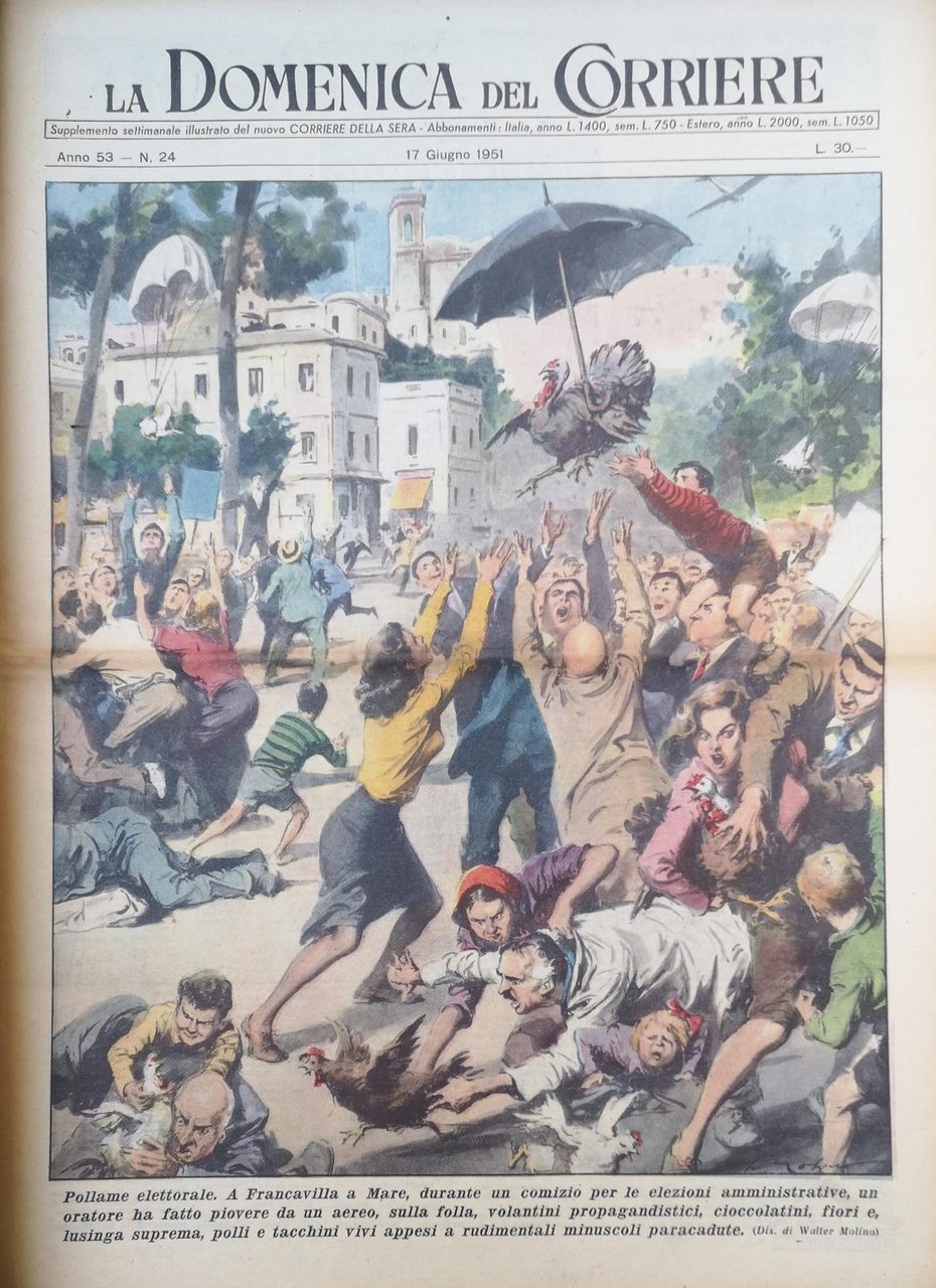 LA DOMENICA DEL CORRIERE 17 Giugno 1951 Anno LIII - …