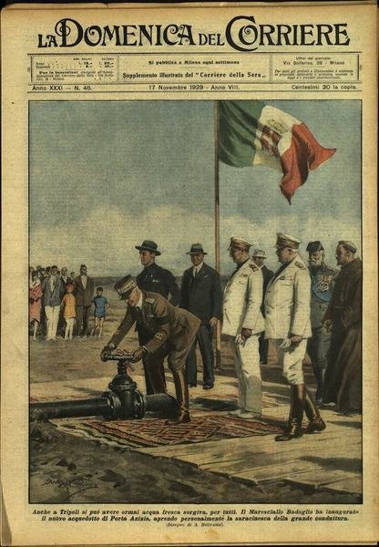 LA DOMENICA DEL CORRIERE. 17 novembre 1929. Anno XXXI - …