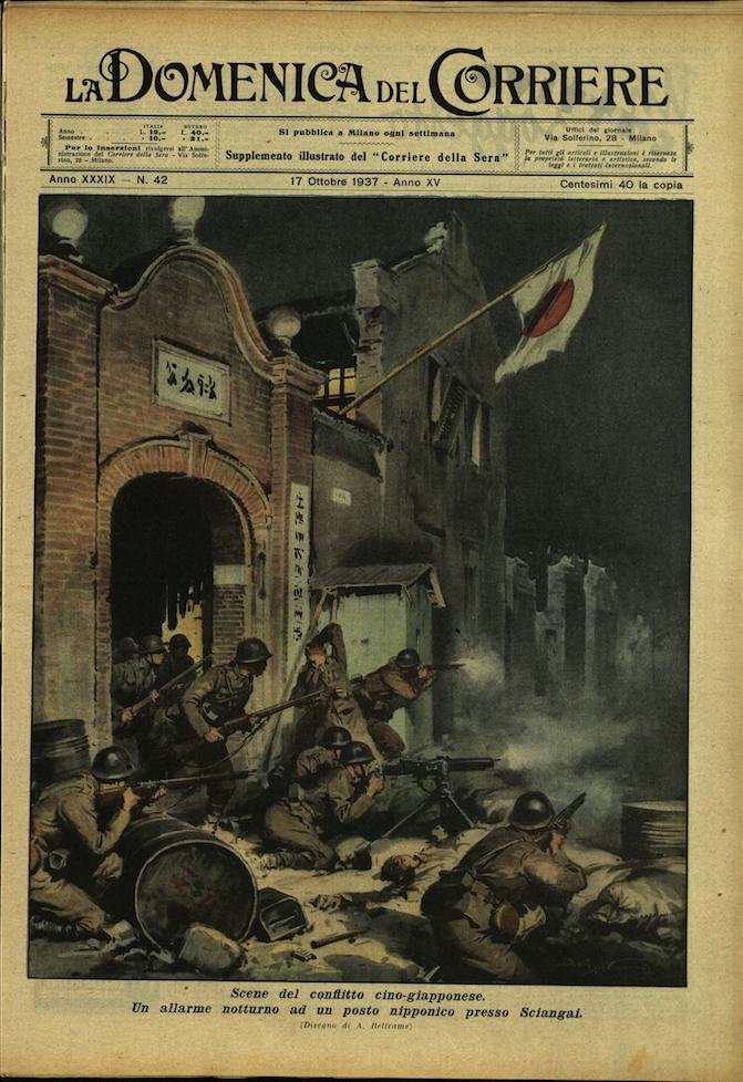 LA DOMENICA DEL CORRIERE 17 ottobre 1937 Anno XXXIX - … | Immagine principale