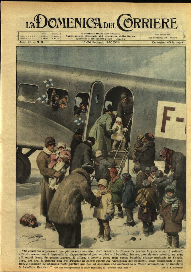 LA DOMENICA DEL CORRIERE 18 - 24 febbraio 1940 Anno … | Immagine principale