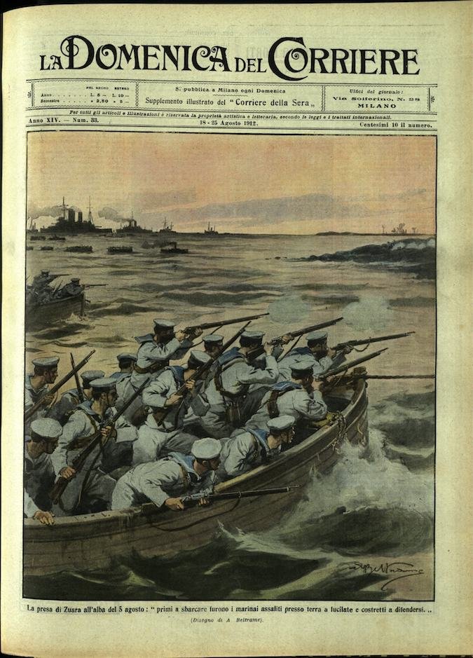 LA DOMENICA DEL CORRIERE. 18 - 25 agosto 1912. Anno …