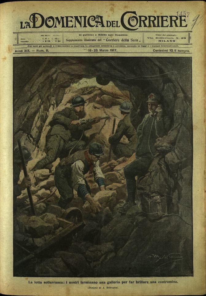 LA DOMENICA DEL CORRIERE. 18 - 25 marzo 1917. Anno …