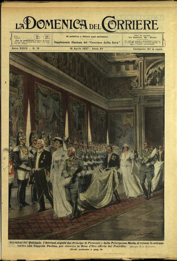 LA DOMENICA DEL CORRIERE 18 aprile 1937 Anno XXXIX - … | Immagine principale