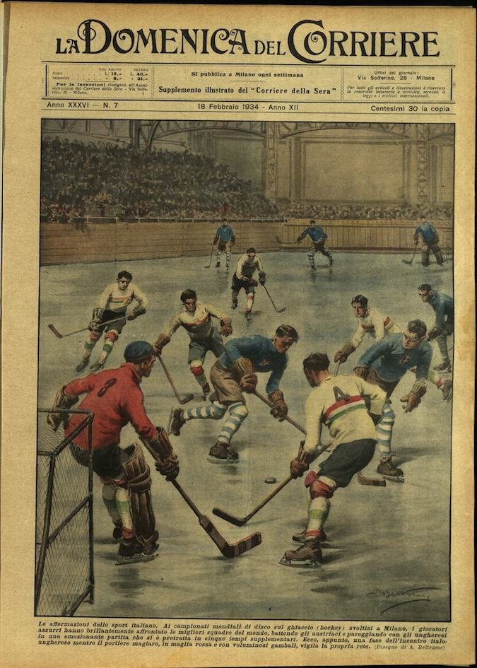 LA DOMENICA DEL CORRIERE 18 febbraio 1934 Anno XXXVI - … | Immagine principale