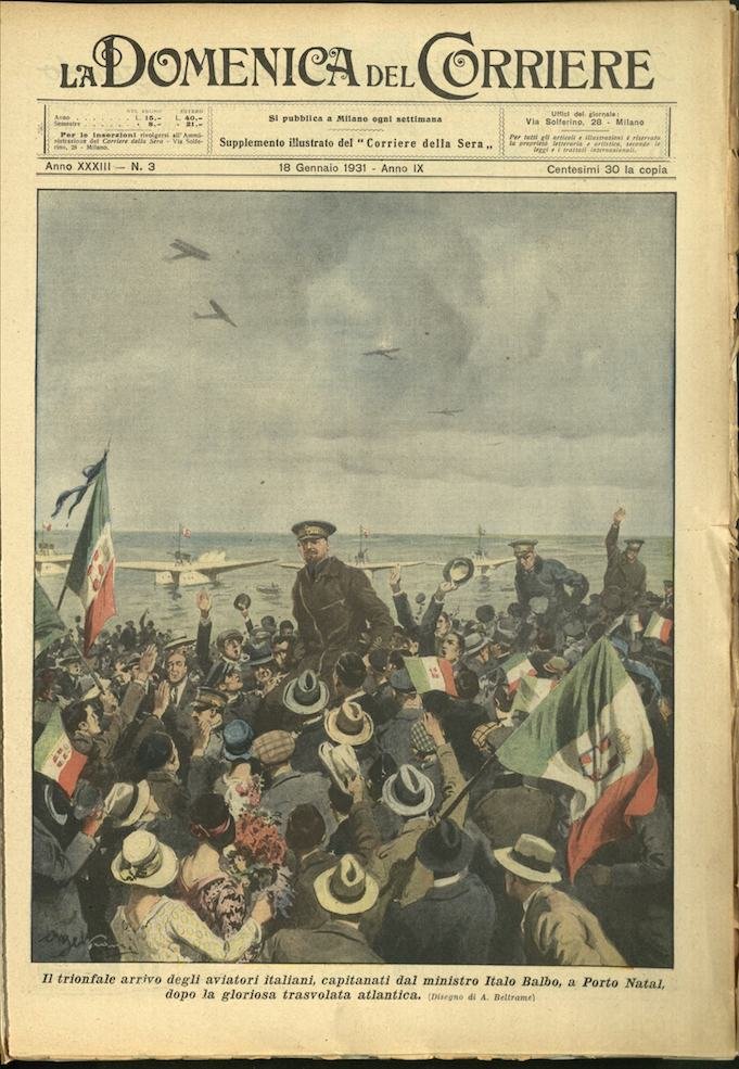 LA DOMENICA DEL CORRIERE 18 Gennaio 1931 Anno XXXIII - … | Immagine principale