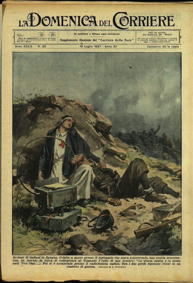 LA DOMENICA DEL CORRIERE 18 luglio 1937 Anno XXXIX - … | Immagine principale