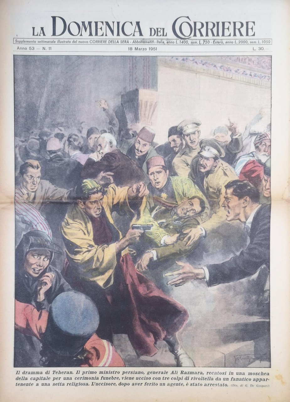 LA DOMENICA DEL CORRIERE 18 marzo 1951 Anno LIII - …