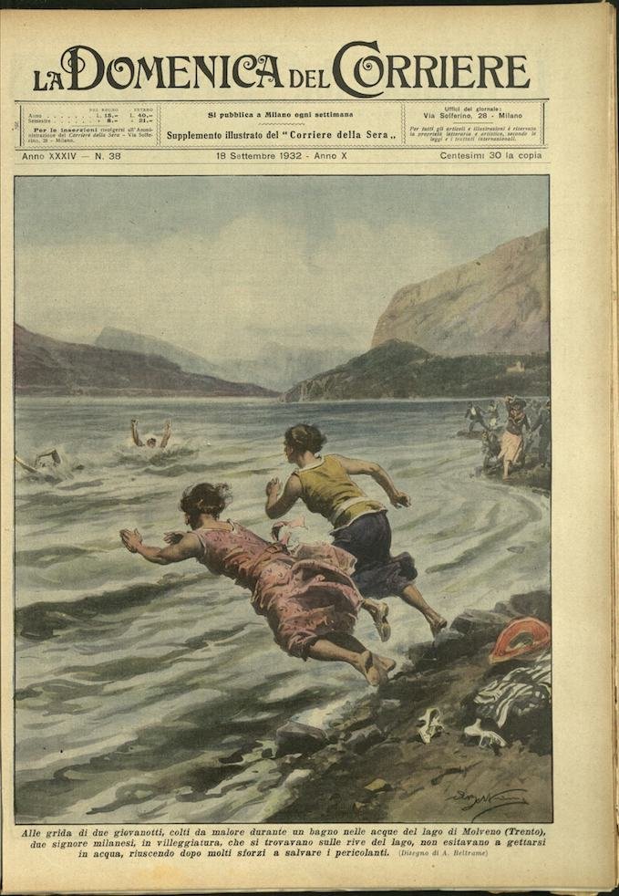 LA DOMENICA DEL CORRIERE 18 settembre 1932 Anno XXXIV - … | Immagine principale