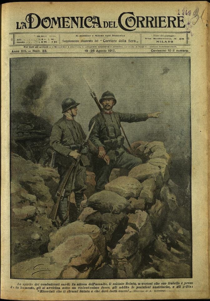 LA DOMENICA DEL CORRIERE. 19 - 26 Agosto 1917. Anno …