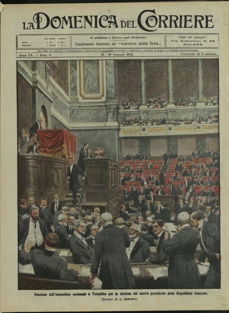 LA DOMENICA DEL CORRIERE. 19 - 26 Gennaio 1913. Anno …