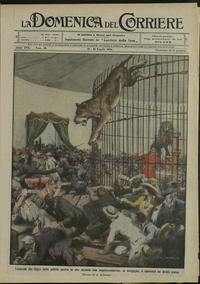 LA DOMENICA DEL CORRIERE. 19 - 26 Luglio 1914. Anno …
