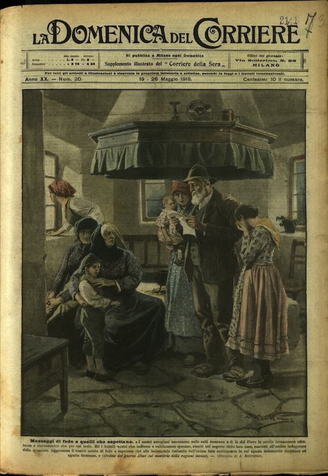 LA DOMENICA DEL CORRIERE. 19 - 26 maggio 1918. Anno …
