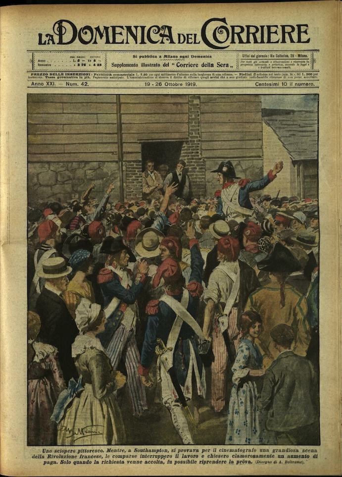 LA DOMENICA DEL CORRIERE. 19 - 26 ottobre 1919. Anno …