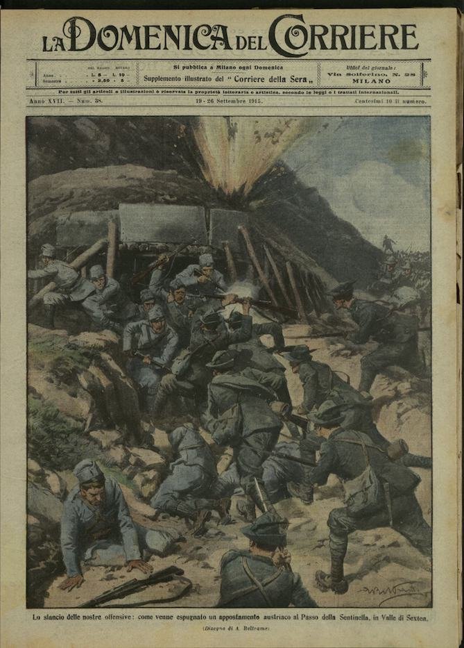 LA DOMENICA DEL CORRIERE. 19 - 26 settembre 1915. Anno …