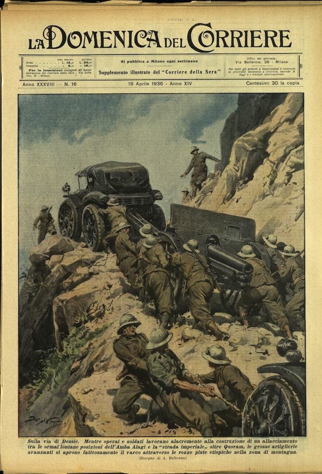 LA DOMENICA DEL CORRIERE 19 Aprile 1936 Anno XXXVIII - … | Immagine principale