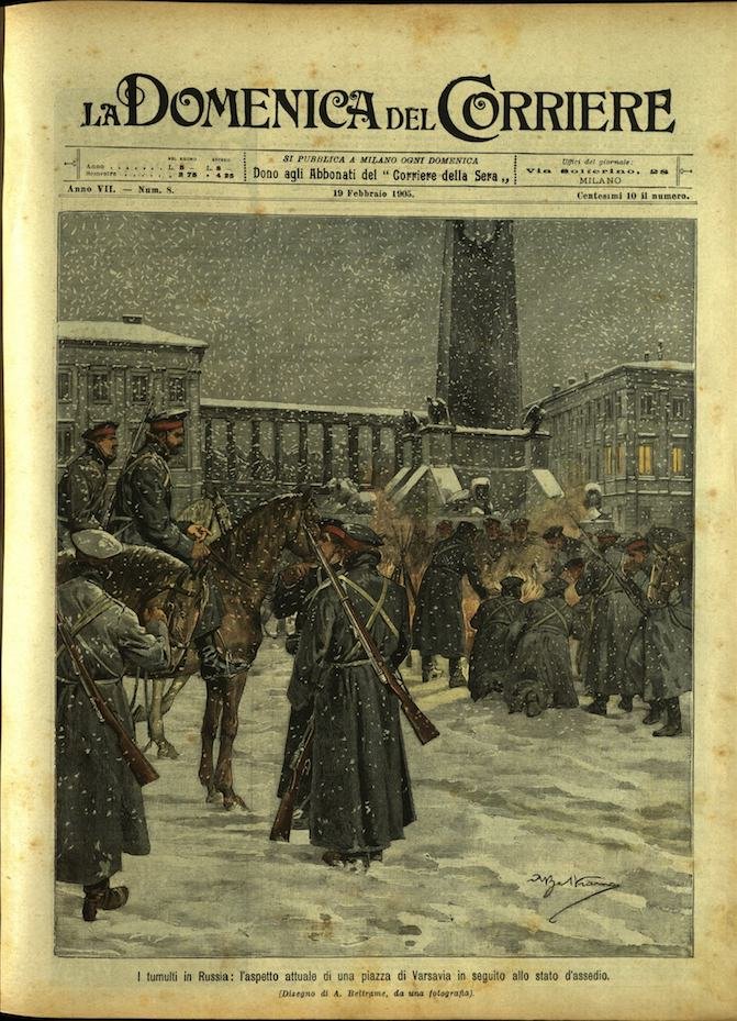 LA DOMENICA DEL CORRIERE. 19 Febbraio 1905. Anno VII - …