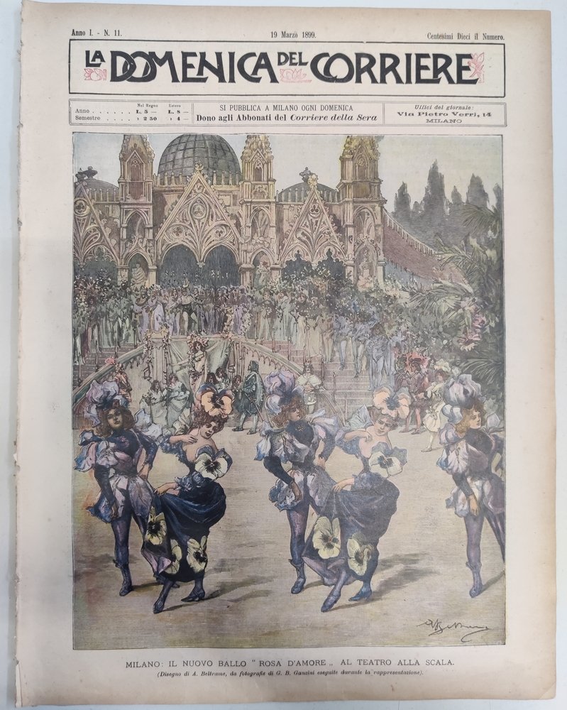 LA DOMENICA DEL CORRIERE 19 marzo 1899 Anno I - … | Immagine principale