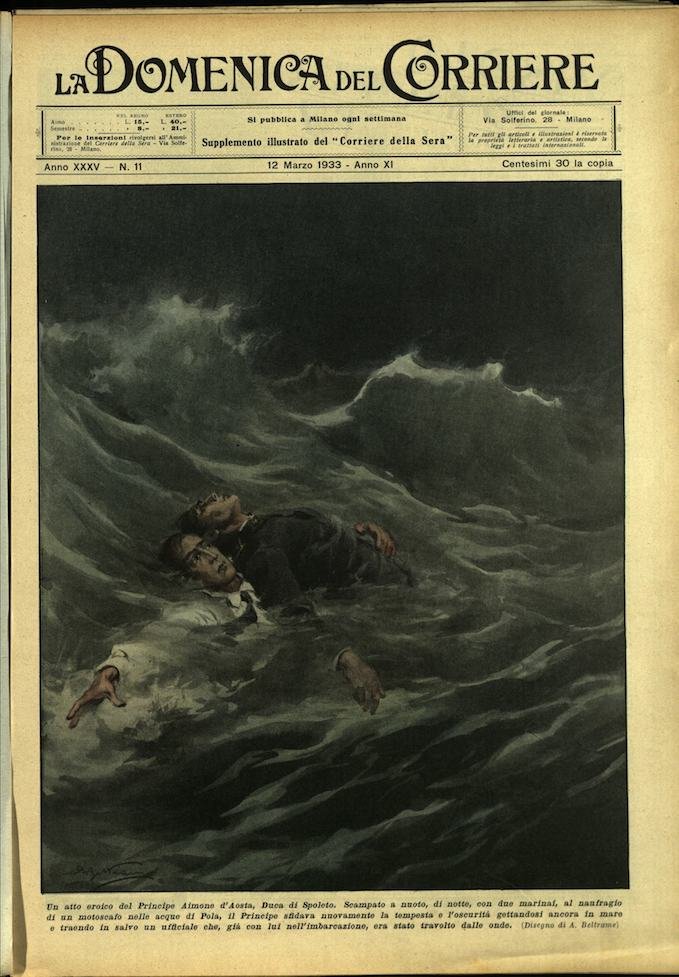 LA DOMENICA DEL CORRIERE 19 Marzo 1933 Anno XXXV - … | Immagine principale