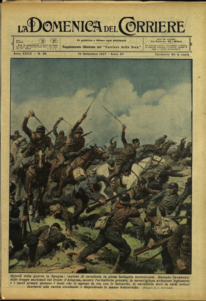 LA DOMENICA DEL CORRIERE 19 settembre 1937 Anno XXXIX - … | Immagine principale