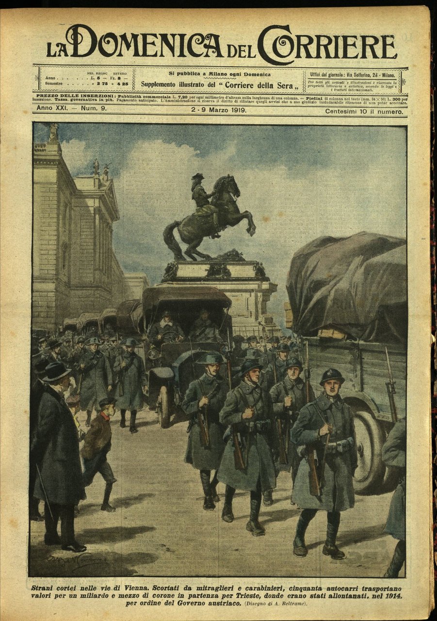 LA DOMENICA DEL CORRIERE. 1919. Annata completa | Immagine principale
