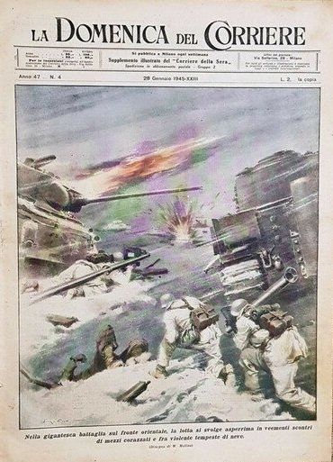 LA DOMENICA DEL CORRIERE. 1945 ANNATA COMPLETA | Immagine principale