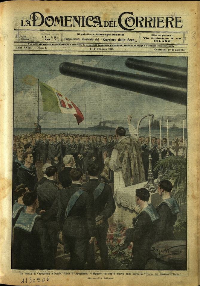 LA DOMENICA DEL CORRIERE. 2 - 8 Gennaio 1916. Anno …