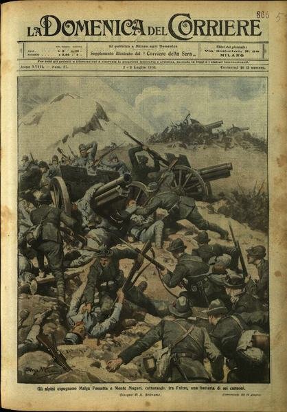 LA DOMENICA DEL CORRIERE. 2 - 9 Luglio 1916. Anno …