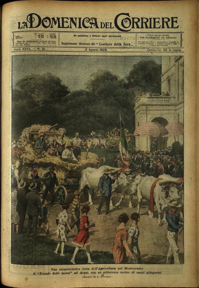 LA DOMENICA DEL CORRIERE. 2 Agosto 1925. Anno XXVII - …