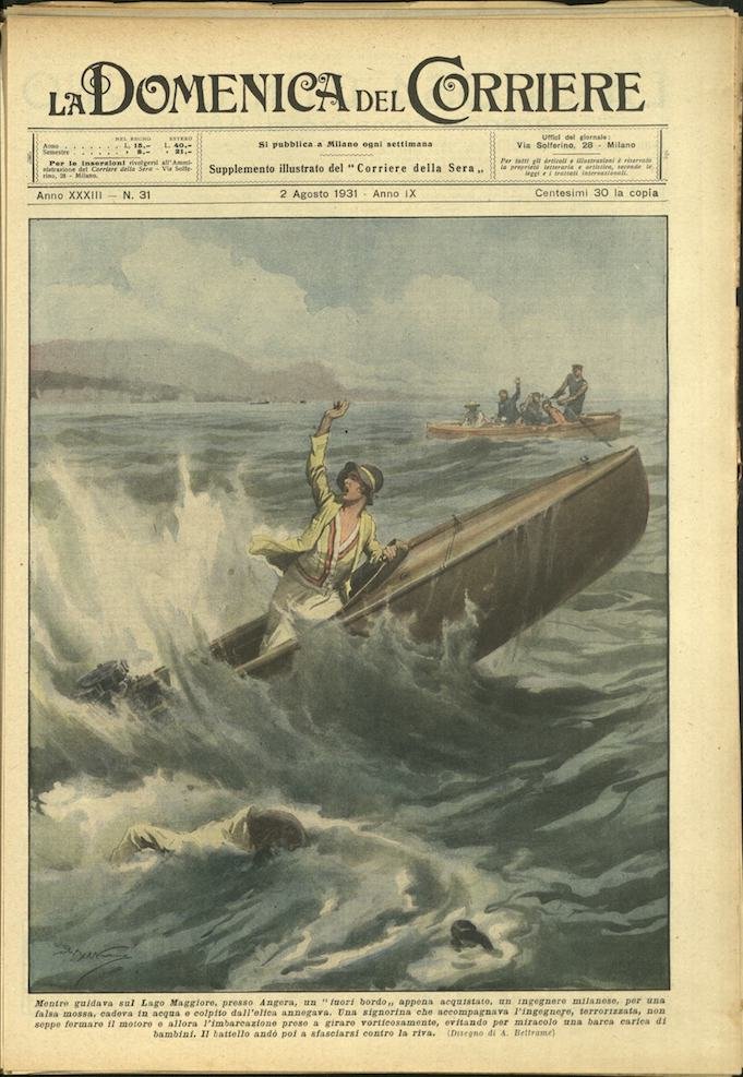 LA DOMENICA DEL CORRIERE 2 agosto 1931 Anno XXXIII - … | Immagine principale