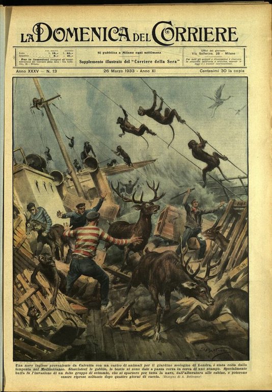 LA DOMENICA DEL CORRIERE 2 aprile 1933 Anno XXXV - … | Immagine Gallery 2