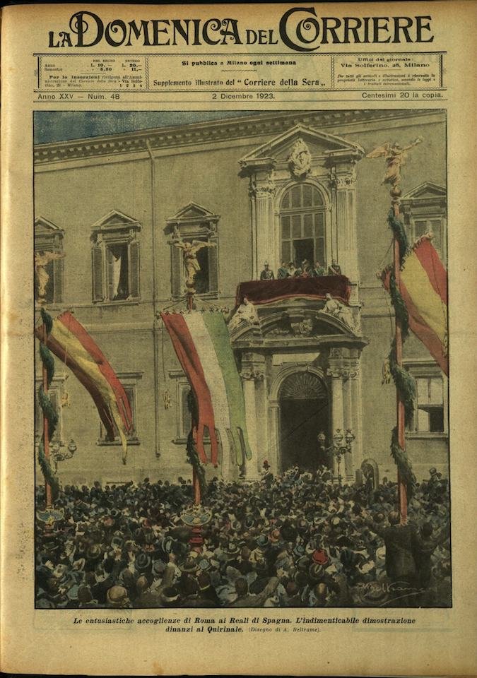 LA DOMENICA DEL CORRIERE. 2 dicembre 1923. Anno XXV - …