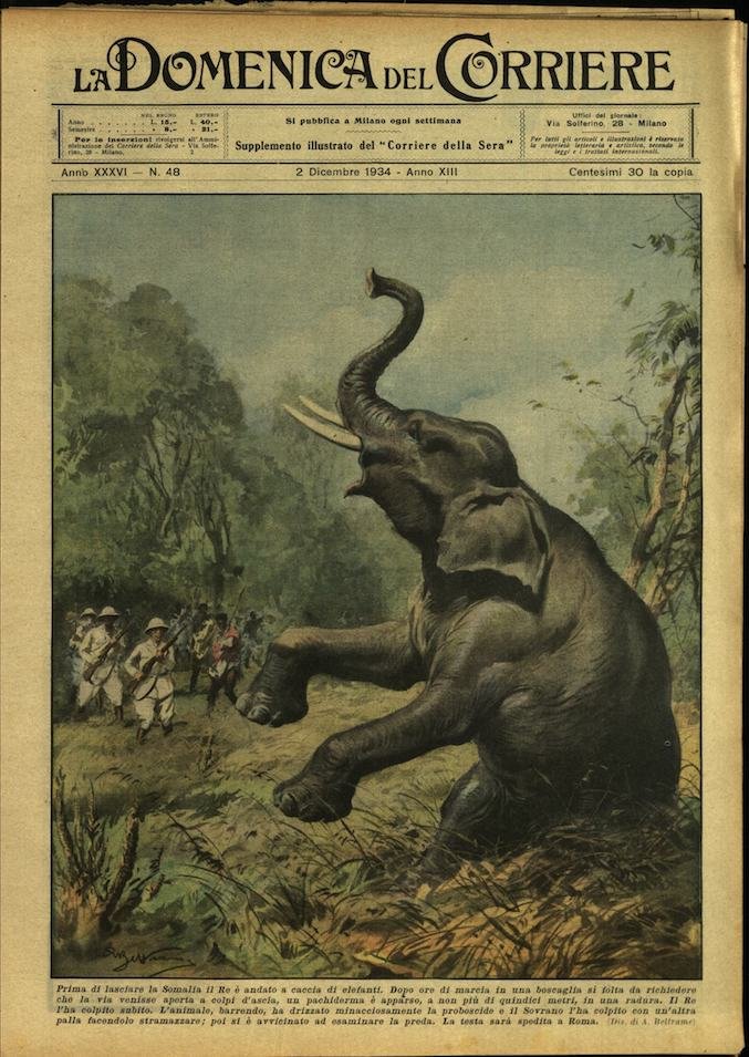 LA DOMENICA DEL CORRIERE 2 dicembre 1934 Anno XXXVI - … | Immagine principale