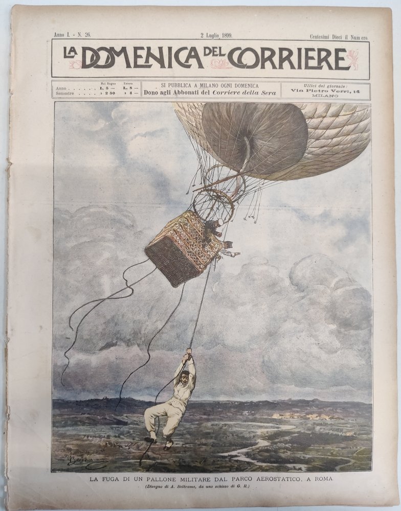 LA DOMENICA DEL CORRIERE 2 luglio 1899 Anno I - … | Immagine principale