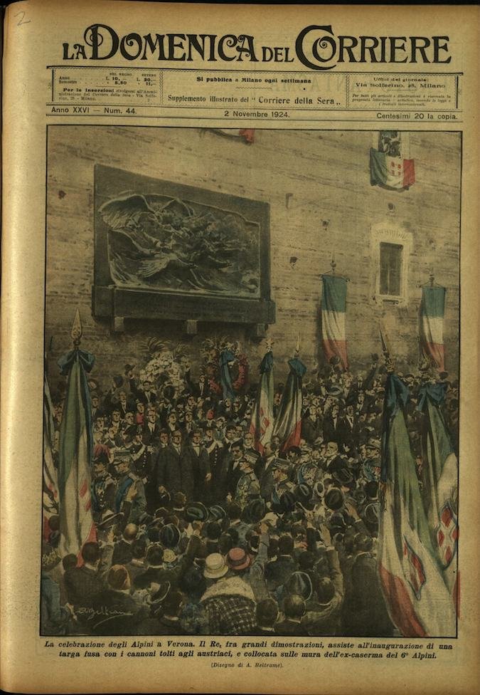 LA DOMENICA DEL CORRIERE. 2 Novembre 1924. Anno XXVI - …