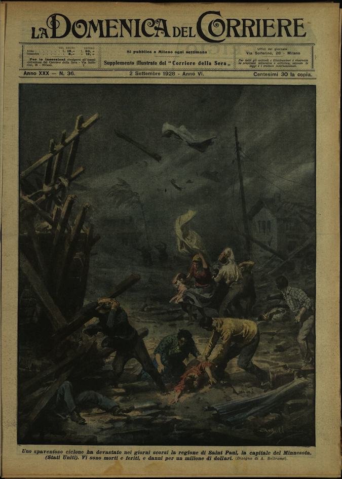 LA DOMENICA DEL CORRIERE 2 Settembre 1928 Anno XXX - … | Immagine principale