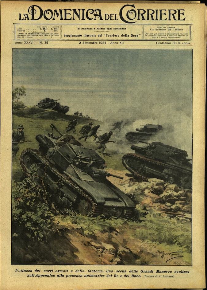 LA DOMENICA DEL CORRIERE 2 settembre 1934 Anno XXXVI - … | Immagine principale