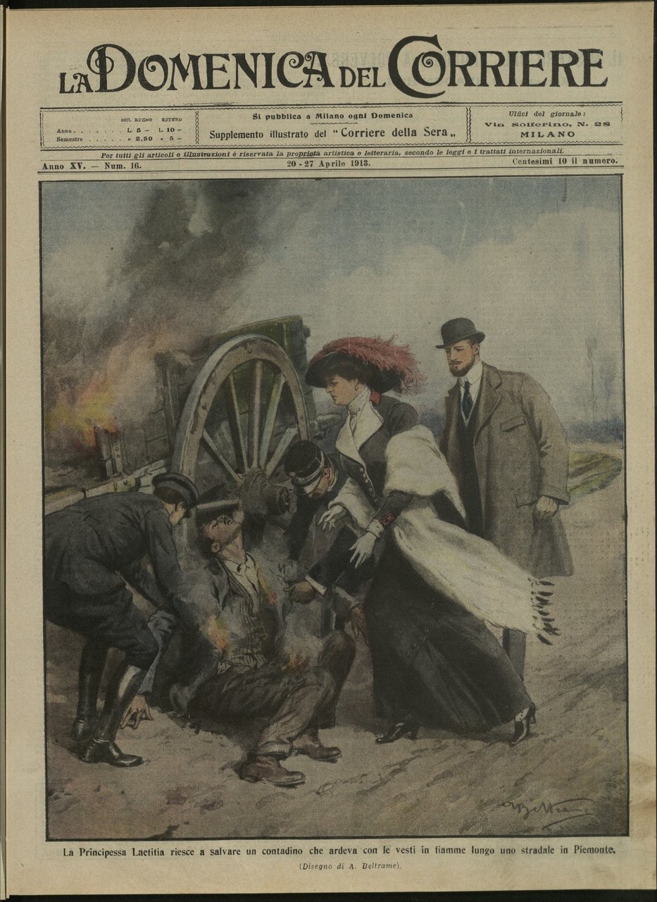 LA DOMENICA DEL CORRIERE. 20 - 27 Aprile 1913. Anno …