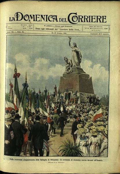 LA DOMENICA DEL CORRIERE. 20 - 27 Giugno 1909. Anno …