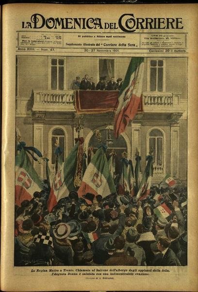 LA DOMENICA DEL CORRIERE. 20 - 27 novembre 1921. Anno …
